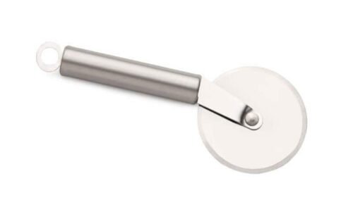 Pipe handle steel pizza cutter